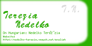 terezia nedelko business card